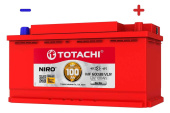 Аккумуляторная батарея TOTACHI АКБ NIRO MF 60038 VLR 100 а/ч поляр. обратная 0 (JIS L) 90200 от магазина РЭССИ