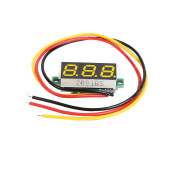 Вольтметр цифровой 0.28-3, 0-100VDC, желтый KZY4094-1 FUT Arduino совместимый от магазина РЭССИ