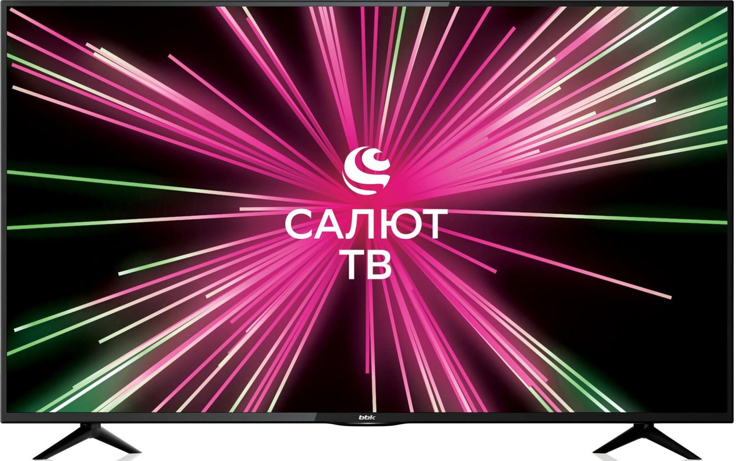 Телевизор LED BBK 50" 50LEX-8387/UTS2C Салют ТВ черный 4K Ultra HD 60Hz DVB-T2 DVB-C DVB-S2 USB WiFi Smart TV (RUS) от магазина РЭССИ