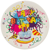 Набор бумажных тарелок Волшебная страна Happy Birthday 23 см 6 шт 007149 от магазина РЭССИ