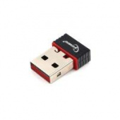 Сетевой микро адаптер WiFi Gembird 150 Мбит USB 802.11b/g/n от магазина РЭССИ