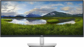 Монитор Dell 34.14" UltraSharp p3421wm серебристый/черный IPS LED 8ms 21:9 HDMI матовая HAS Piv 300cd 178гр/178гр 3440x1440 60Hz DP WQ USB 6.7кг от магазина РЭССИ