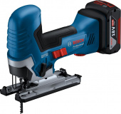 Лобзик Bosch GST 185-LI +1пил. 3500ходов/мин от аккумулятора (кейс в комплекте) от магазина РЭССИ