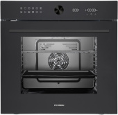 Духовой шкаф Электрический Hyundai HEO 6745 BG черное стекло от магазина РЭССИ