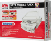 Сменный бокс для HDD AgeStar SR3P-SW-2F SATA SATA пластик черный hotswap 3.5" от магазина РЭССИ