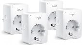 Умная розетка TP-Link Tapo P110(4-pack) EU VDEBT Wi-Fi белый от магазина РЭССИ
