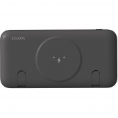 Мобильный аккумулятор Solove Solove W10 10000mAh QC 3A беспров.зар. черный (W10 BLACK RUS) от магазина РЭССИ
