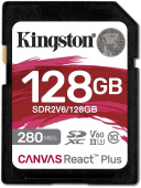Флеш карта SDXC 128GB Kingston SDR2V6/128GB Canvas React Plus w/o adapter от магазина РЭССИ