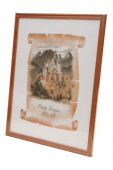 Фоторамка ФОТОРАМКИ 30х40 (3N26) крас.дерево от магазина РЭССИ