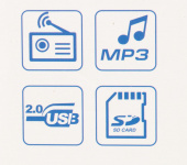 Радиоприемник портативный Hyundai H-PSR200 дерево коричневое/серебристый USB microSD от магазина РЭССИ