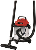 Строительный пылесос Einhell TC-VC 1812 S 1250Вт (уборка: сухая/влажная) серебристый от магазина РЭССИ