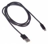Кабель Buro BHP RET LGHT-B-BR USB (m)-Lightning (m) 1м черный от магазина РЭССИ