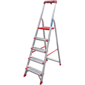 Профессиональная стремянка Новая Высота NV3118 1x5 ступеней 130 мм органайзер 3118105 от магазина РЭССИ