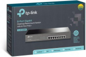 Коммутатор TP-Link TL-SG1008MP 8G 8PoE+ 126W неуправляемый от магазина РЭССИ