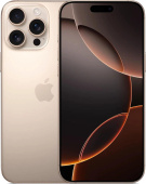 Смартфон Apple A3295 iPhone 16 Pro Max 1Tb бежевый титан моноблок 3G 4G 1Sim 6.9" 1320x2868 iOS 18 48Mpix 802.11 a/b/g/n/ac/ax/be NFC GPS Protect от магазина РЭССИ