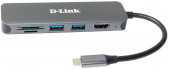 Разветвитель USB 3.0 D-Link DUB-2327 2порт. черный (DUB-2327/A1A) от магазина РЭССИ