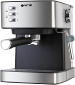 Кофеварка рожковая Vitek VT-1504 1050Вт от магазина РЭССИ