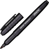 Перманентный маркер Attache черный 15-3мм. 155797 от магазина РЭССИ