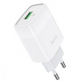 Сетевое зарядное устройство HOCO C72Q 1USB 2.4A 18W QC3.0 белый от магазина РЭССИ