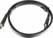 Кабель аудио-видео Buro HDMI 1.4 Flat HDMI (m)/HDMI (m) 1м. черный (BHP HDMI 1) от магазина РЭССИ