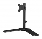 Кронштейн для мониторов ЖК Buro M071 черный 15"-32" макс.8кг крепление к столешнице поворот и наклон от магазина РЭССИ