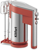 Миксер ручной Kitfort КТ-3426 300Вт серебристый/коралловый от магазина РЭССИ