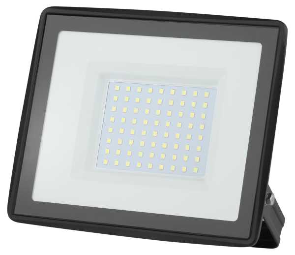 Прожектор светодиодный ДО-100 Вт 6500К 8000 Лм IP65 черный 100w холодный 200-240В LPR-023-0-65K-100 от магазина РЭССИ