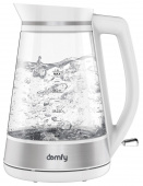 Чайник электрический Domfy DSW-EK505 1.8л. 3000Вт белый/прозрачный (корпус: стекло) от магазина РЭССИ