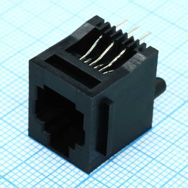 TJ6P6C розетка в плату 52-03 (5222-6P) от магазина РЭССИ