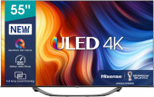 Телевизор LED Hisense 55" 55U7HQ черный 4K Ultra HD 120Hz DVB-T DVB-T2 DVB-C DVB-S DVB-S2 USB WiFi Smart TV (RUS) от магазина РЭССИ