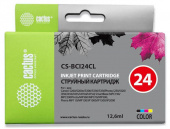 Картридж струйный Cactus CS-BCI24CL многоцветный (12.6мл) для Canon S200/S200x/S300/S330/S330/Photo i250/i320/i350/i450/i455/i470D/i475D/SmartBase MPC190/200 Photo/MP360/370/390/Pixma MP110/130/iP1000/iP1500/iP2000 от магазина РЭССИ