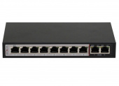 Polyvision PND-08P-2M 10-портовый интеллектуальный PoEкоммутатор, 8 портов 10/100 Мбит/с PoE от магазина РЭССИ