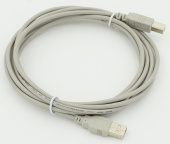 Кабель USB A(m) USB B(m) 3м серый от магазина РЭССИ