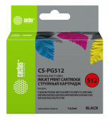 Картридж струйный Cactus CS-PG512 черный (15мл) для Canon Pixma iP2700/MP240/MP250/MP260/MP270/MP272/MP280/MP480/MP490/MP492/MP495/MX320/MX330/MX340/MX350 от магазина РЭССИ