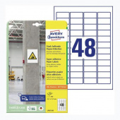 Этикетки Avery Zweckform L7873-20 A4 45.7x21.2мм 48шт на листе/20л./белый самоклей. для лазерной печати от магазина РЭССИ