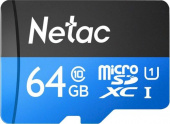 Флеш карта microSDXC 64Gb Class10 Netac NT02P500STN-064G-S P500 w/o adapter от магазина РЭССИ