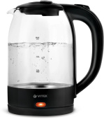 Чайник электрический Vitek VT-7092 1.7л. 2200Вт прозрачный корпус: стекло от магазина РЭССИ