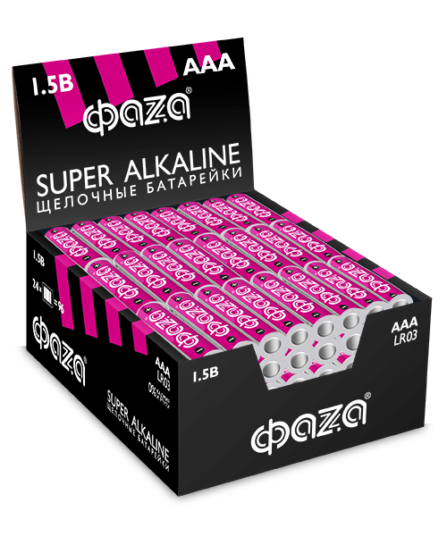 Элемент питания AAA LR03 Super Alkaline Shrink-4 от магазина РЭССИ