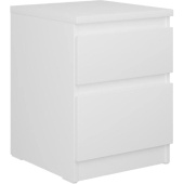 Прикроватная тумба Шведский Стандарт КАСТОР 2 ящика 39x37x49 см белая 2.03.03.050.1 от магазина РЭССИ