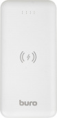 Мобильный аккумулятор Buro BPW10E 10000mAh 2A 2xUSB беспроводная зарядка белый (BPW10E10PWT) от магазина РЭССИ