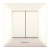 Переключатель Panasonic Arkedia Slim скрыт. 2кл. IP20 бежевый (упак.:1шт) (WNTC00112BG-RU) от магазина РЭССИ