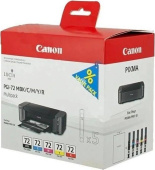 Картридж струйный Canon PGI-72 MBK/C/M/Y/R 6402B009 черный матовый/голубой/пурпурный/желтый/красный набор (1640стр.) (13мл) для Canon PRO-10 от магазина РЭССИ