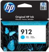Картридж струйный HP 912 3YL77AE голубой (315стр.) для HP OfficeJet 801x/802x от магазина РЭССИ