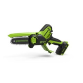 Аккумуляторная цепная мини пила GreenWorks 24V 10 см без АКБ и ЗУ 2008207 от магазина РЭССИ