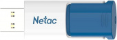 Флеш Диск Netac 128Gb U182 NT03U182N-128G-30BL USB3.0 синий/белый от магазина РЭССИ