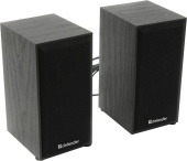 Колонки Defender SPK 240 2.0 черный 6Вт портативные от магазина РЭССИ