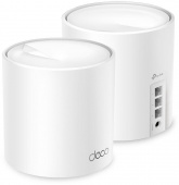 Бесшовный Mesh роутер TP-Link DECO X50(2-PACK) AX3000 10/100/1000BASE-TX белый (упак.:2шт) от магазина РЭССИ