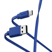 Кабель Hama 00187229 USB (m)-USB Type-C (m) 1м синий плоский от магазина РЭССИ