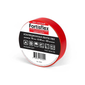 Изолента ПВХ Fortisflex Heavy Duty 19x0.18 мм 20 м красный 90821 от магазина РЭССИ