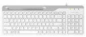 Клавиатура A4Tech Fstyler FK25 белый/серый USB slim от магазина РЭССИ